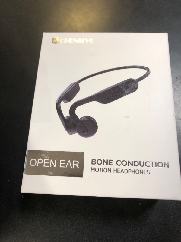 Photo 1 of CHENSIVE Bone Conduction Headphones Wireless Headphones Bluetooth 5.3 Open Ear Headphones 10H Playtime Sports Earphones with Mic, IPX6 Waterproof Headset for Running,Cycling, Hiking, Driving