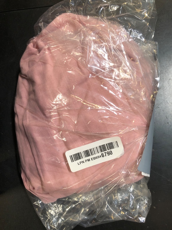 Photo 1 of MOZAH 100% Organic Muslin Baby Car Seat Cover Muslin Carseat Canopy Baby Car Seat Covers for Girls (Pale Mauve)