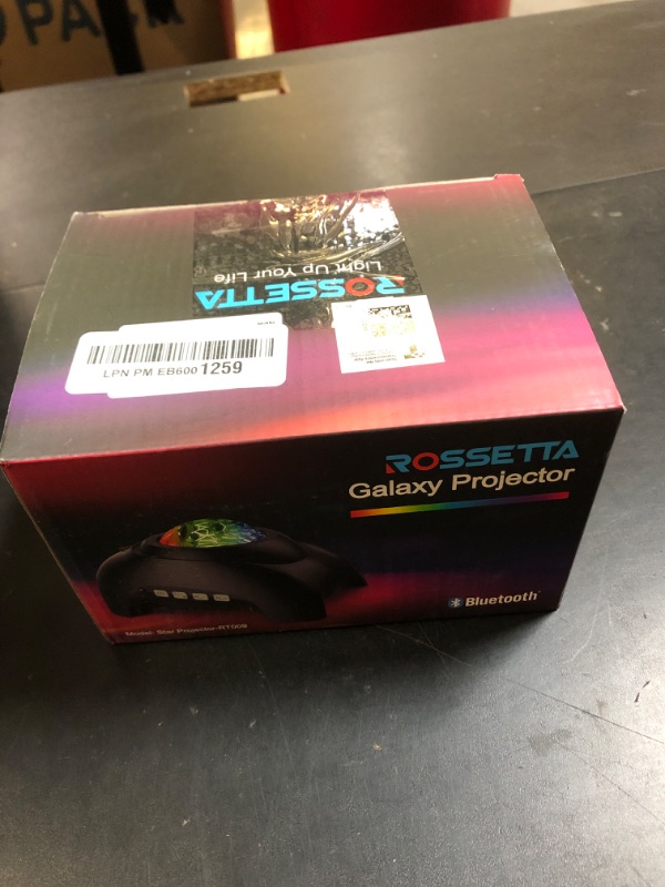 Photo 1 of Rossetta Star Projector, Galaxy Projector for Bedroom, LED Night Light Aurora Projector with Bluetooth Speaker, White Noise, Timer and Remote, Room Decor, Gifts for Kids, Adults, Christmas, Birthday