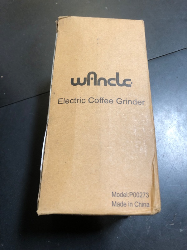 Photo 1 of Wancle Electric Coffee Grinder, Spice Grinder, One Touch Coffee Mill for Beans, Spices and More, with Clean Brush Black