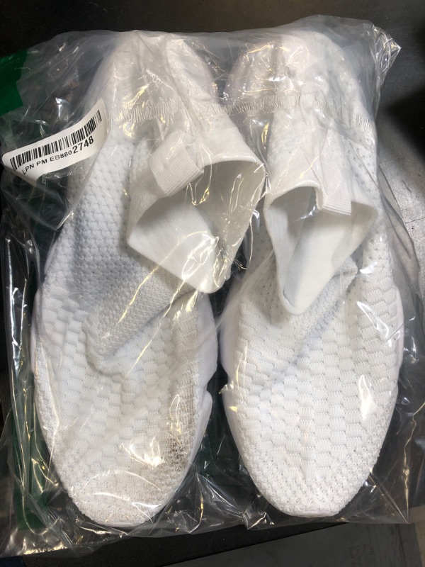 Photo 1 of Santiro Mens Slip On Shoes Lightweight High Top Sneakers Casual Breathable Walking Tennis Workout Shoes Gym Athletic Shoes White 8.5 US