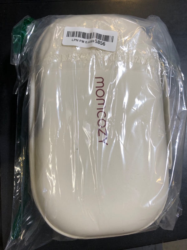 Photo 1 of Momcozy M5 Hands-Free Wearable Breast Pump, Double-Sealed Flange for Baby-Like Comfort, 3 Modes & 9 Suction Levels, Portable Electric Pump – 24mm, 2-Pack Quill Gray