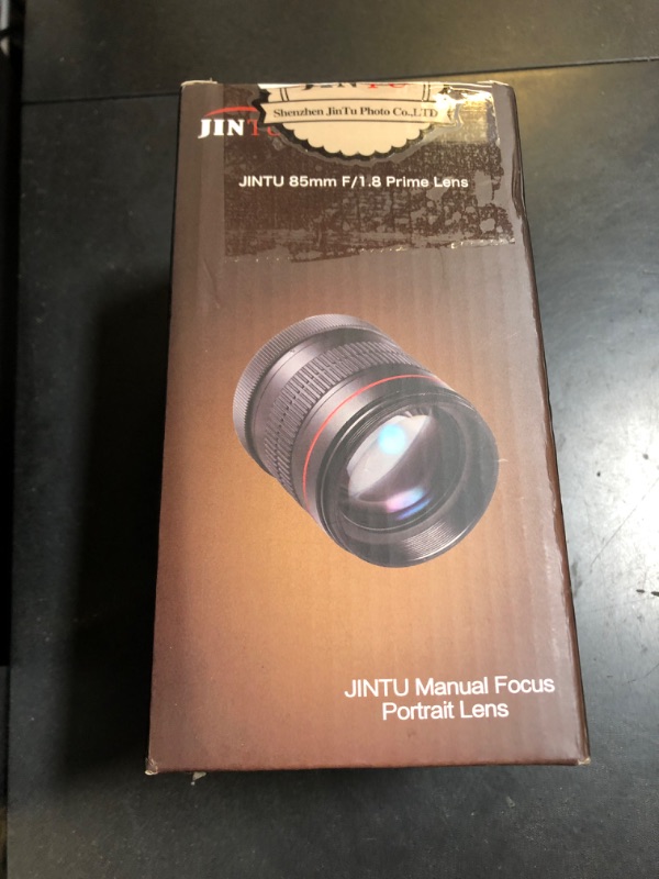Photo 1 of EF Mount Lens- JINTU 85mm f1.8 Telephoto Manual Fixed Focal Portrait Lens for Canon SLR Cameras T7i T7 2000D 4000D 90D 80D 70D 60D 50D 650D 600D 750D 700D 550D 450D 7D II 6D 5D T6s T6i T6 T5i T5 T4i