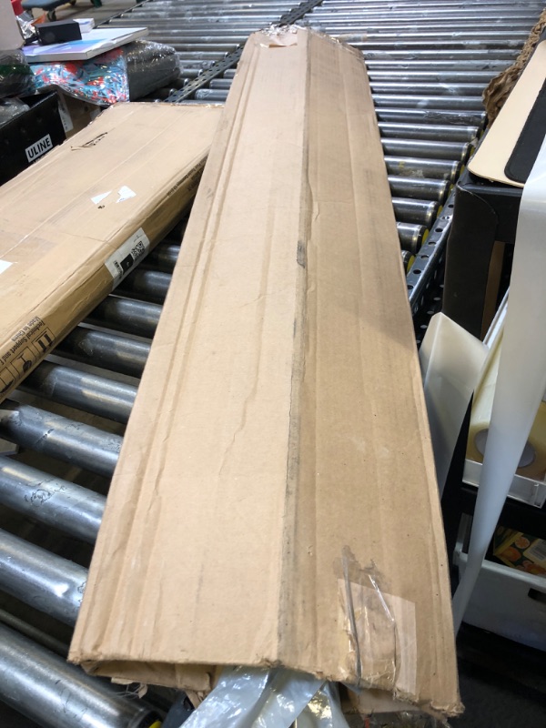 Photo 1 of Kenney Manufacturing Company KN618 48" - 84" White Hansen Oval Spring Tension Rod