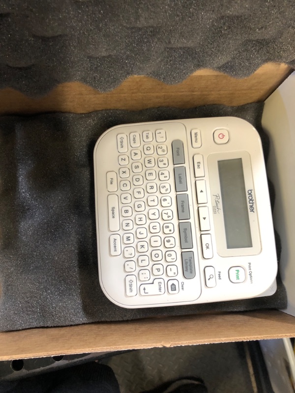 Photo 1 of Brother P-Touch Label Maker, PTD220, Thermal, Inkless Printer for Home & Office, Portable & Lightweight, QWERTY Keyboard, One-Touch Keys & 25 Pre-Set Label Templates Label Memory (Renewed Premium)