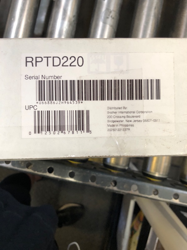 Photo 1 of Brother P-Touch Label Maker, PTD220, Thermal, Inkless Printer for Home & Office, Portable & Lightweight, QWERTY Keyboard, One-Touch Keys & 25 Pre-Set Label Templates Label Memory (Renewed Premium)