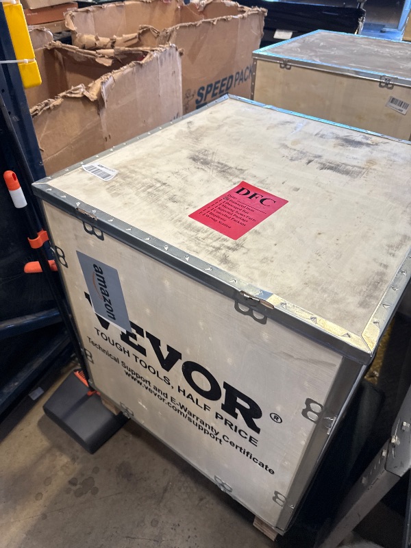 Photo 1 of VEVOR Commercial Ice Maker Machine, 400LBS/24H Ice Making Machine with 250LBS Large Storage Bin, Auto Self-Cleaning Ice Maker Machine with Touchscreen for Bar Cafe Restaurant Business Commercial