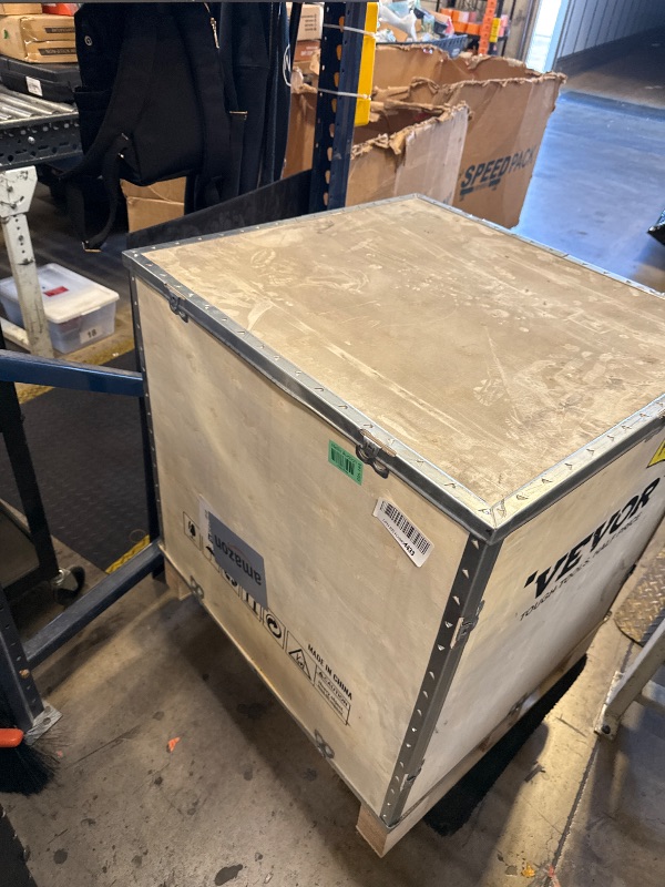 Photo 1 of VEVOR Commercial Ice Maker, 360LBS/24H Ice Making Machine with 330.7LBS Large Storage Bin, 700W Auto Self-Cleaning Ice Maker Machine with 3.5-inch LED Panel for Bar Cafe Restaurant Business