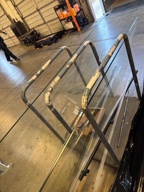 Photo 1 of Mersviton Frameless Shower Door, 60" W x 74" H Single Sliding Shower Door with 5/16" (8mm) Tempered Glass, Nano Coated, Handle & Stainless Steel Circular Guide Rail, Matte Black Finished