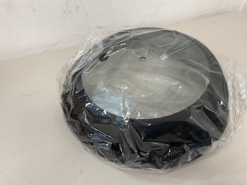 Photo 1 of Microwave Splatter Guard - Vented Glass Cover With Collapsible Silicone for Food as Pot Lid 11.8 inch Large Plate Cover for 6-11 inch Plate Bowl