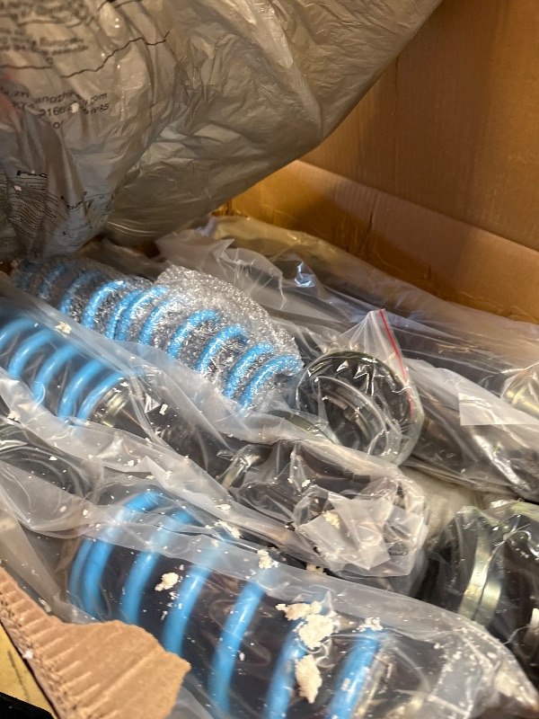 Photo 1 of maXpeedingrods Coilovers for Honda Civic 2006-2011, for Acura CSX 2006-2011, 24 Levels Adjustable Damper Coilover Suspension Kit, Height Adjustable Shock Absorber Struts, Lowering Kit, Blue