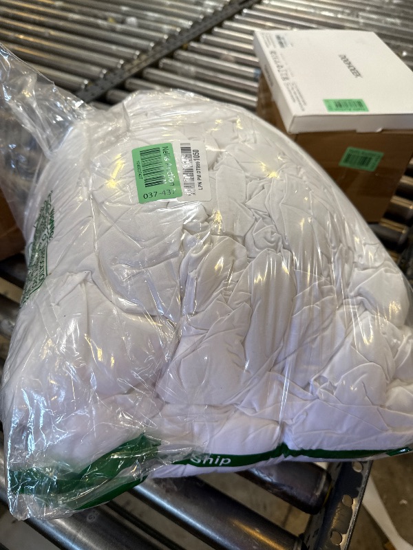 Photo 1 of Litanika White Comforter Full Size Set, 3 Pieces Lightweight Solid Bedding Comforter Set, All Season Fluffy Bed Set