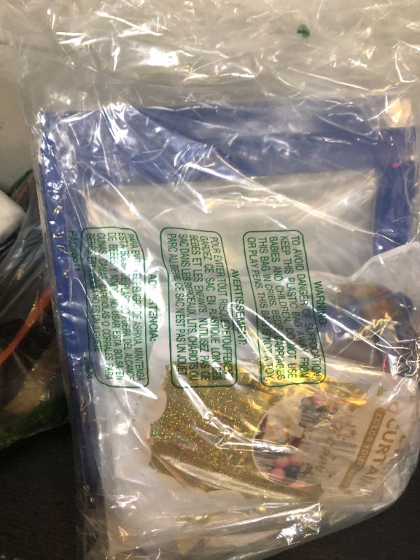 Photo 1 of Ecomore Graduation Party Decorations Class of 2025-86 PCS Grad Party Supplies Includes LED Light Strings Balloon Block Boxes with Letters Foil Curtains Backdrop 2025 Balloon Garland Kit - Blue Gold