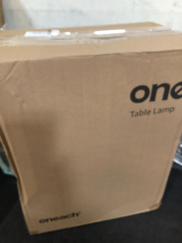 Photo 1 of Oneach 27.75” Vintage Farmhouse USB A+C Table Lamps Set of 2 for Living Room Bedroom Traditional Bedside Nightstand Lamp Retro Resin Lamps Linen Shade Nightstand Home Office Antique Black Accent
