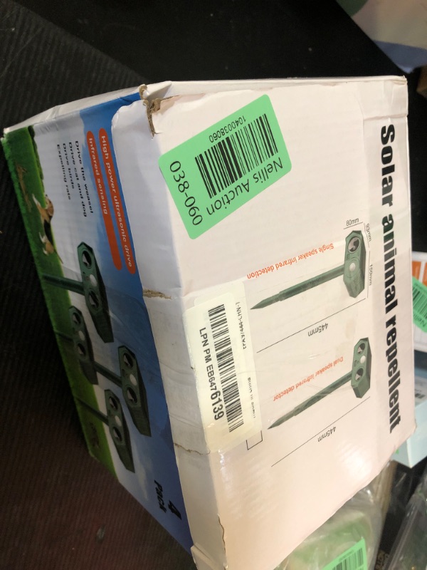 Photo 1 of Cat Repellent Outddor, Deer Repellent Devices Solar Ultrasonic Animal Repeller Deterrent with Motion Detection&Flash Light to Keep Squirrel Dog Raccoon Rabbit Coyote Out of Yard Farm Garden((4)