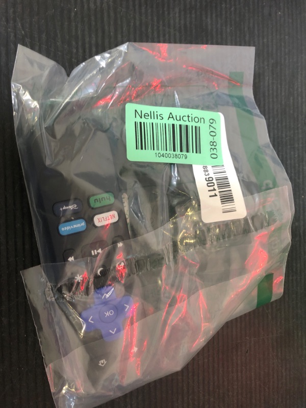 Photo 1 of Replacement Remote Control Only for All Roku TV, Compatible for TCL Roku/Hisense Roku/Onn Roku Series Smart TVs (Not for Roku Stick and Box)