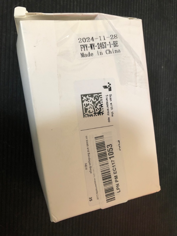 Photo 1 of FYY Weekly Pill Organizer with Labels,8 Compartments Travel Daily Pill Case Airtight Moistureproof Large Pill Box to Hold Vitamins, Fish Oil, Supplements,Cotton Swab and Bandages-Beige