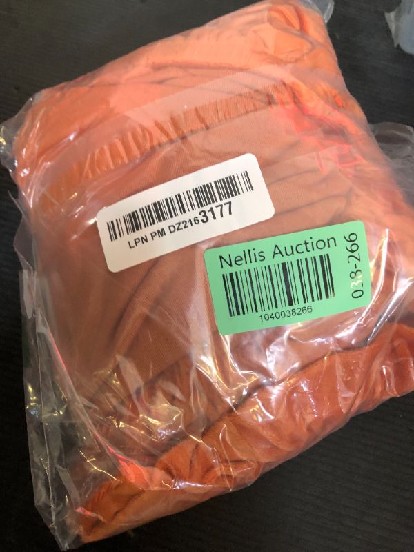 Photo 1 of SONNACH Velvet Counter Stool Pub Chair Covers - Removable and Stretchable Slipcovers for a (2, Orange)