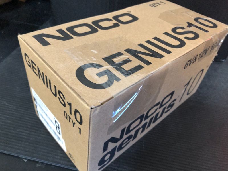 Photo 1 of NOCO GENIUS10: 10A 6V/12V Smart Battery Charger – Automatic Maintainer, Trickle Charger & Desulfator with Overcharge Protection & Temperature Compensation – For Lead-Acid & Lithium Batteries