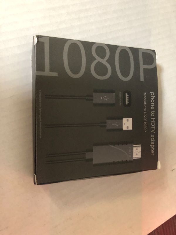 Photo 1 of Wendry 3 in 1 USB Female to Male HDTV Adapter, 1080P HD USB to Digital AV Adapter Cable, Plug and Play, Mirroring HDTV Adapter for iOS Android Devices