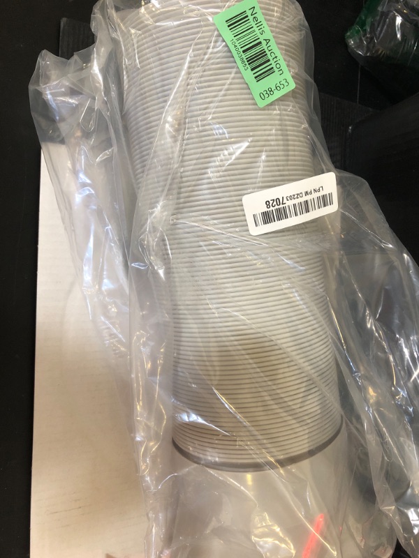 Photo 1 of Nihoney Portable Air Conditioner Window Vent Kit with Exhaust Hose 5.1 Inch Diameter, Adjustable 59 Inch Length Exhaust Hose for AC Seal Plate with Universal for Sliding Window