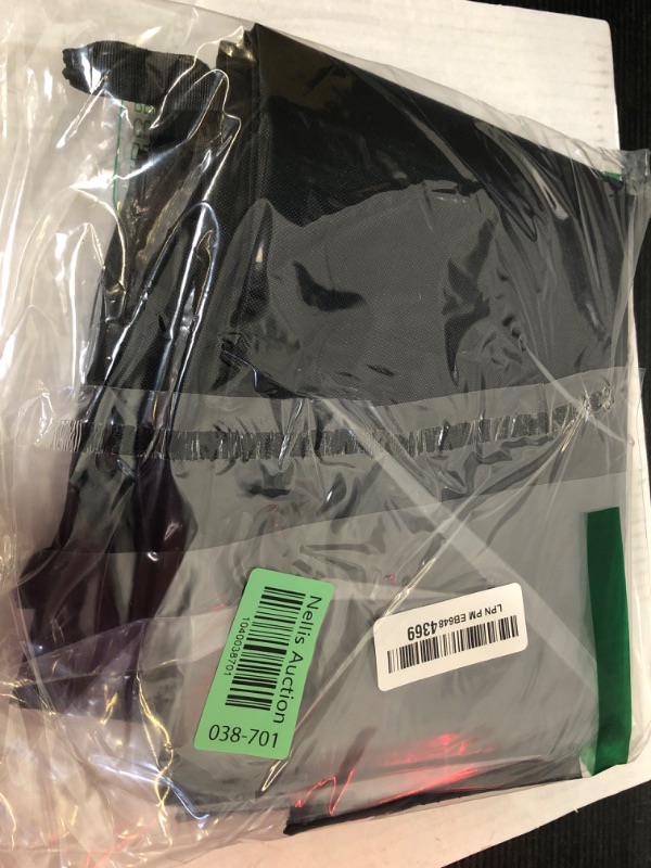 Photo 1 of Black Waterproof Tarp Cover for Outdoor: Multi-Purpose Oxford Tarpaulin with Reinforced Webbing Loops for Garden Shed Patio Camping Pool Roof Tent - Durable and Tear Resistant (6ftx10ft)