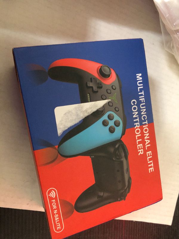 Photo 1 of Wireless Switch Controller for Switch/Lite/OLED Controller, Switch Controller with a Mouse Touch Feeling on Back Buttons, Extra Switch Pro Controller with Wake-up,Programmable, Turbo Function