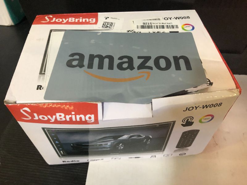Photo 1 of SJoyBring Upgrade Wireless Double Din Car Stereo with Apple CarPlay, Android Auto, Bluetooth, 4-Channel RCA, 2 Subwoofer Ports, 60W*4 High Power, 7" HD Touchscreen Car Radio Receiver, Backup Camera