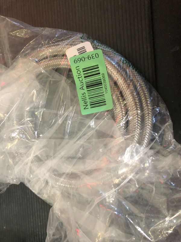 Photo 1 of Dishwasher Installation Kit - 15 FT Stainless Steel Braided Dishwasher Hose kit,Food Grade PEX Inner Tube Dishwasher Water Line with 3/8"x3/8"x3/8" Tee Stop Valve,3/8"x3/8"MIP Elbow,3/8"x3/4"FHT Elbow