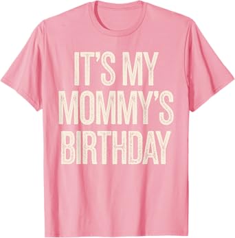 Photo 1 of S==Vintage It's My mommy's Birthday Distressed  Kids T-Shirt