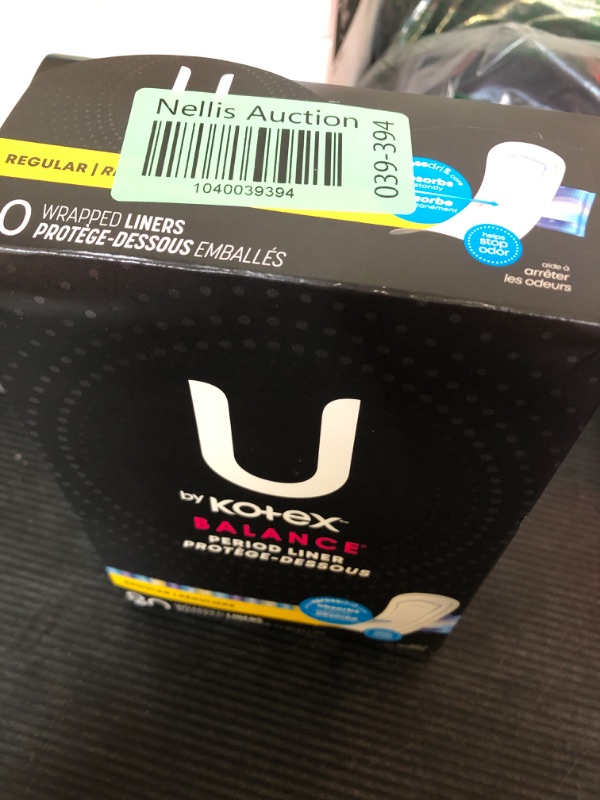 Photo 1 of U by Kotex Balance Wrapped Panty Liners, Regular Length, 80 Count (Packaging May Vary)