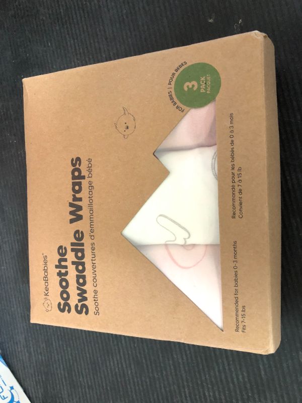 Photo 1 of KeaBabies 3-Pack Organic Baby Swaddle Sleep Sacks - Swaddles for Newborns, Infant 0-3 Months, Baby Girls, Boys, Soft & Snug Newborn Sleep Sack, Nursery Swaddling Blankets (Angelic)
