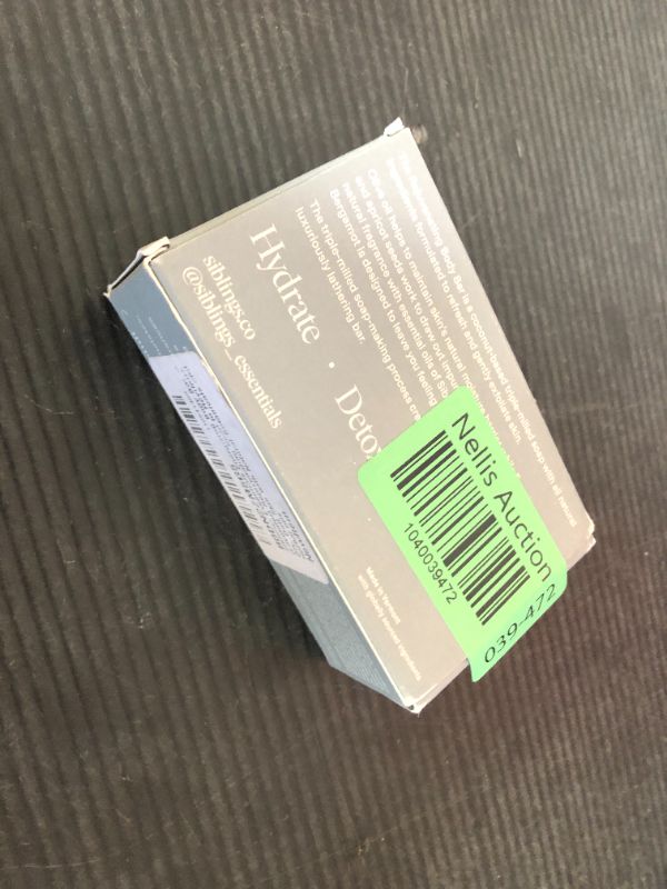 Photo 1 of Siblings Essentials, Energizing Body Bar, Rejuvenating Body Bar Soap (Evergreen) Revitalize Dull Dry Skin, Natural Botanical and Essential Oils