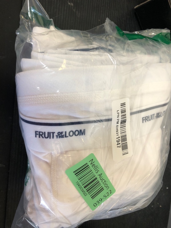 Photo 1 of Fruit of the Loom Men's Coolzone Boxer Briefs, Moisture Wicking & Breathable, Assorted Color Multipacks, 7 Pack-White, Large