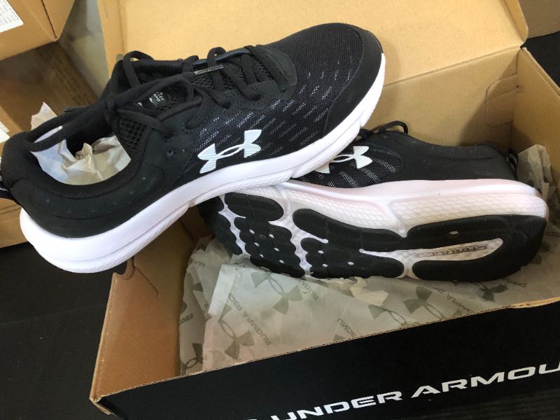 Photo 1 of Under Armour Men's Charged Assert 10, (001) Black/Black/White, 9.5, US