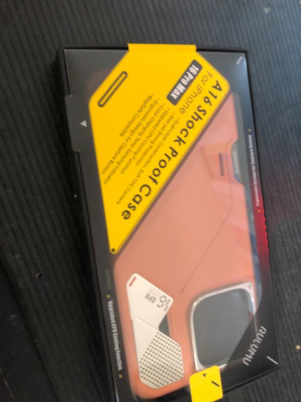 Photo 1 of Aulumu A16 Shockproof iPhone 16 Pro Max Case | Real Cooling | Aluminum Alloy Camera Frame | Multi-Layer Composite Protection - Yellowish-Brown