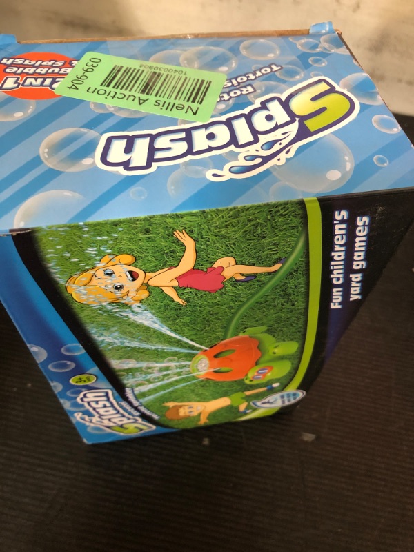 Photo 1 of 2 in 1 Sprinkler for Kids Summer Toys, Spinning Turtle & Bubble Machine Water Toys Toddler Outdoor Toys Backyard Games Splashing Fun Outside Toys Kids Sprinkler Gifts for Boys Girls