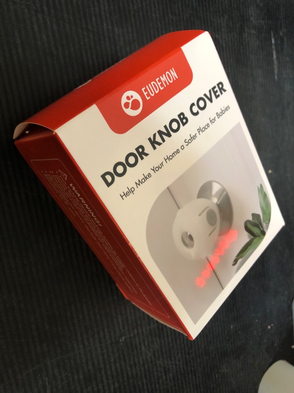 Photo 1 of EUDEMON 4 Pack Baby Safety Door Knob Covers Door Knob Locks(not Suit for All Door knobs)