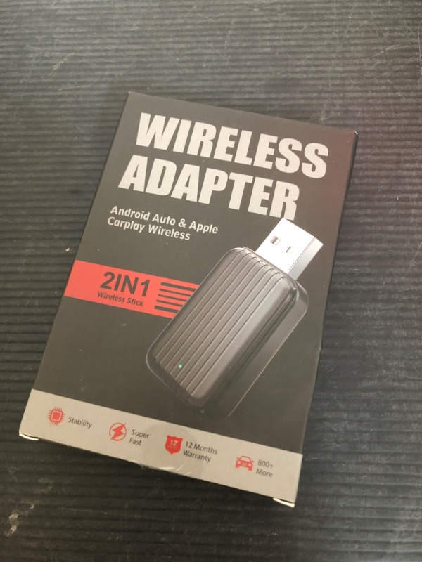 Photo 1 of Wireless Carplay Adapter for Apple iPhone: 2025 Upgraded Mini Car Play Dongle Convert Factory Wired to Wireless - Stable Control & No Delay USB Carplay Adapter for Cars from 2016 & iOS 10+
