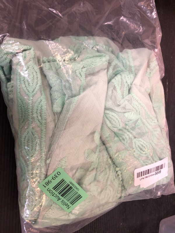 Photo 1 of MERMAID'S CLOSET Women's V Neck Embroidered Floral Lace Maxi Dress Boho White Casual Wedding Long Party Dresses