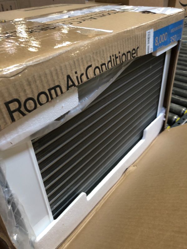 Photo 1 of LG LW8024RSMX Window Conditioner, Wi-Fi Enabled w/Remote, 350 Sq.Ft, 4-Way Air Deflection, 3 Cooling and Fan Speeds, 115V, 8,000 BTU, White
