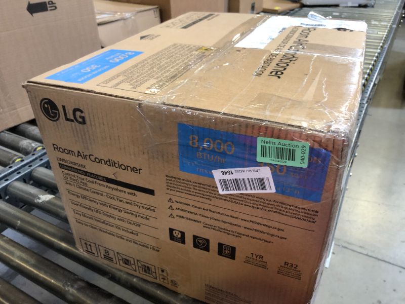 Photo 1 of LG LW8024RSMX Window Conditioner, Wi-Fi Enabled w/Remote, 350 Sq.Ft, 4-Way Air Deflection, 3 Cooling and Fan Speeds, 115V, 8,000 BTU, White