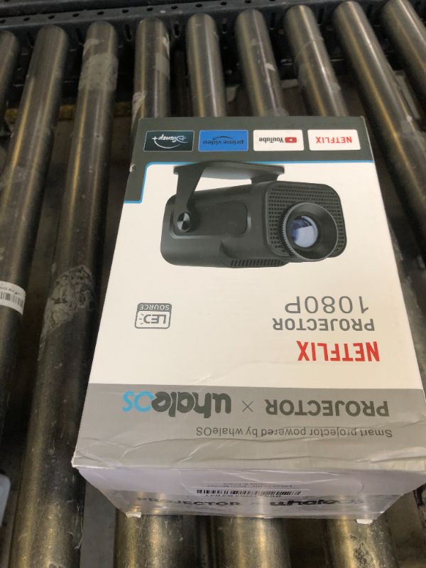 Photo 1 of [ 2025 Netflix Licensed ] 4K Projector with Wifi Bluetooth, Android 13 Smart Projector w Built-in Netflix/YouTube/PrimeVideo/D+, Auto Keystone, 1080P Native Mini Portable Projector for Outdoor Movies