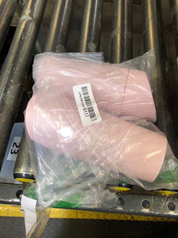 Photo 1 of Pink Mini Leakproof Vehicle Trash Bin with Lid - 2 Packs, Includes 40pcs Trash Bags - Car Organizer for Front & Back Seat Accessories