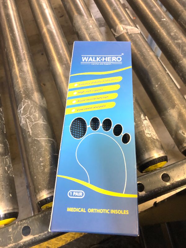 Photo 1 of Inserts Relieve Plantar Fasciitis - Flat Feet Insoles Arch Supports, Orthotic Insoles for Foot Pain Arch Pain Reduce Muscle Fatigue Absorb Shock (Mens 6-6 1/2 | Womens 8-8 1/2)
