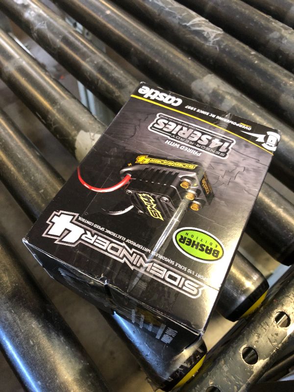 Photo 1 of Castle Creations Sidewinder 4 Sensorless ESC & 1406 4600KV Brushless Motor Upgrade for 1/10 RC Vehicles Basher Edition, Black, Green