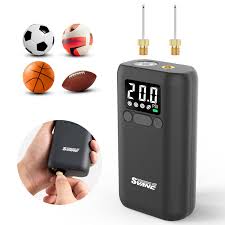 Photo 1 of SVANE Electric Ball Pump Inflation 2-20PSI with LED Light, Rechargeable Air Pump for Balls, Portable Basketball Pump with Accurate Pressure Gauge, Fast Ball Inflator for Soccer, Volleyball, Football