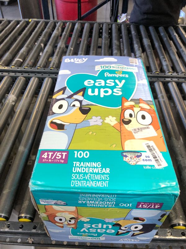 Photo 1 of Pampers Training Pants - Easy Ups Boys & Girls Bluey - Size 5T-6T, 84 Count, Children's Potty Underwear (Packaging May Vary)