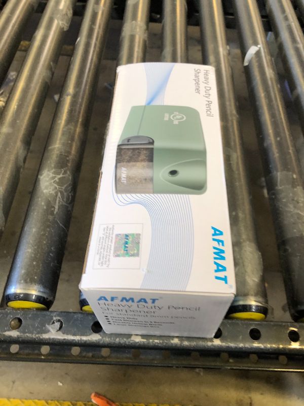 Photo 1 of Electric Pencil Sharpener Heavy Duty, AFMAT for Classroom, UL Listed Plug in Pencil Sharpener for 6.5-8mm No.2/Colored Pencils, w/Upgraded Helical Blade(Sharpen 10000 Times)