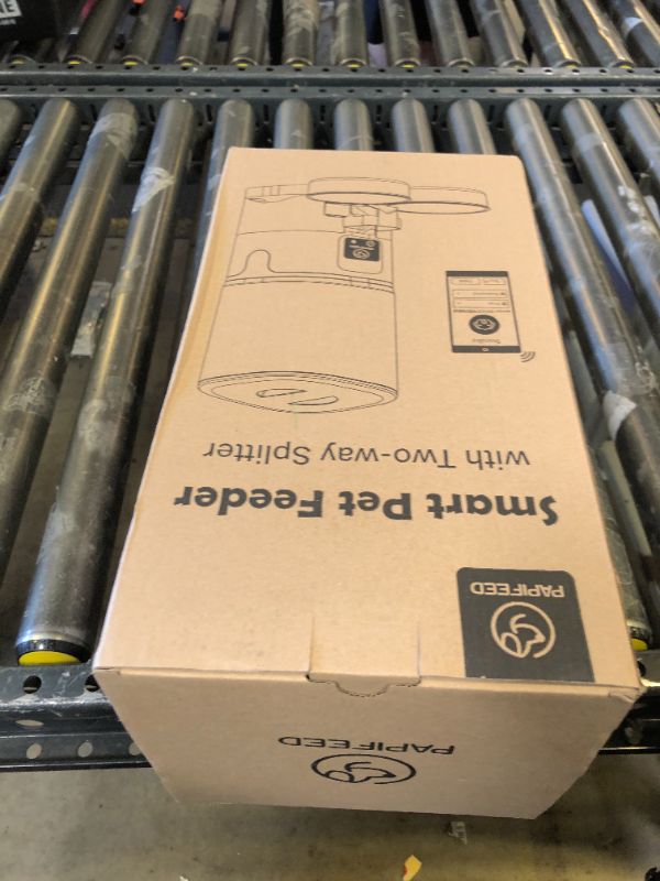 Photo 1 of PAPIFEED 7L Automatic Cat Feeders for 2 Cats - 2.4G WiFi Timed Auto Feeder with APP Control, Cat Food Dispenser with Alexa for Multiple Cats, Detachable for Easy Clean, 1-10 Meals Per Day - Black